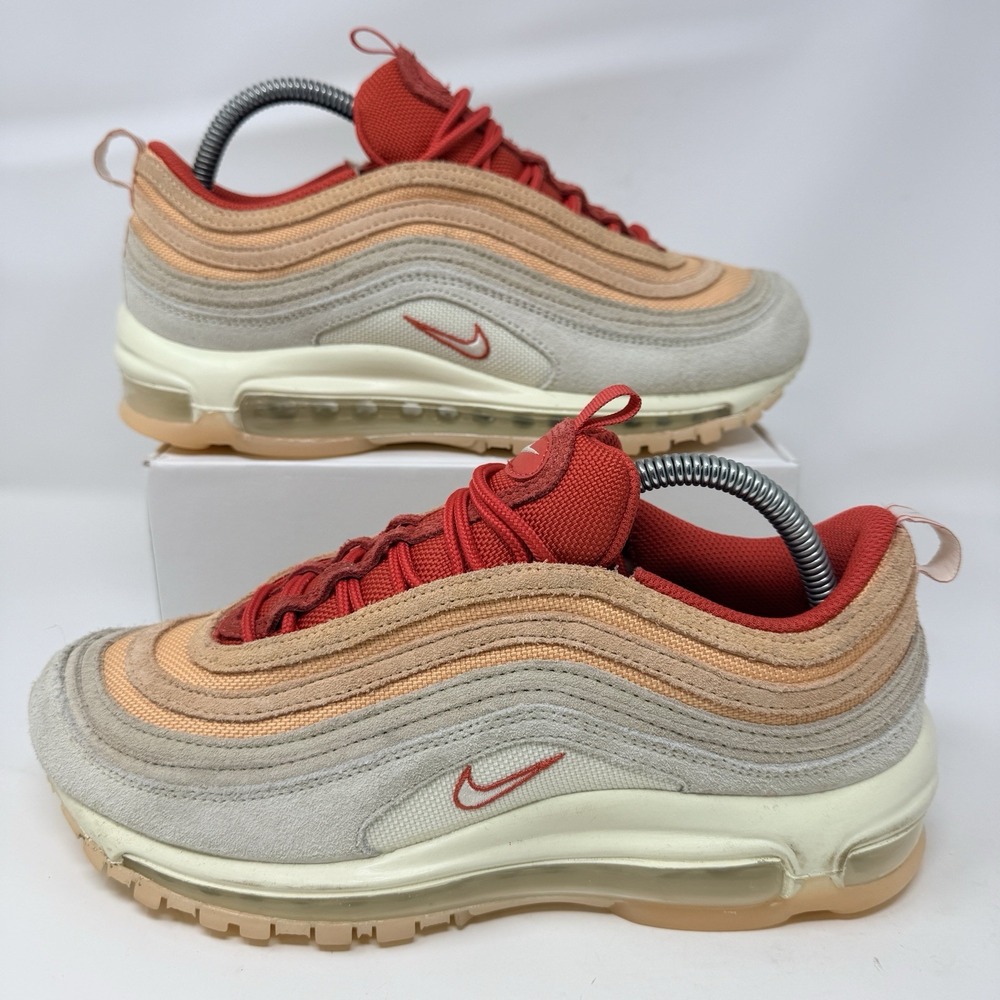 Nike Air Max 97 Sisterhood DM8943-700 Women's 9 Sneakers Orange Chaulk Cashmere